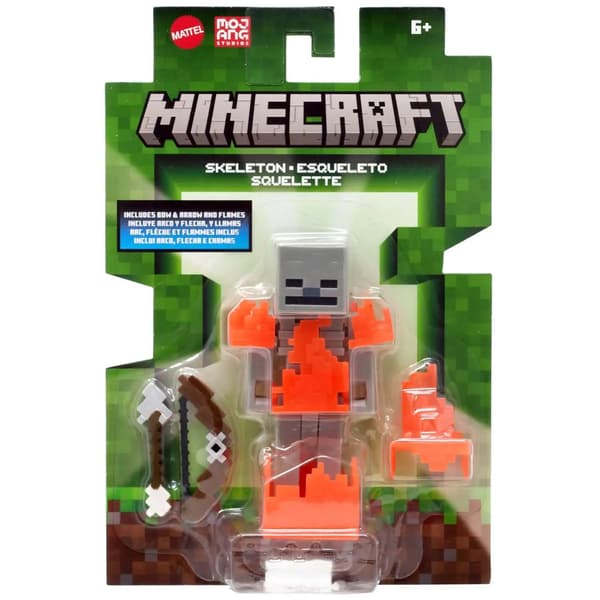 Minecraft Figur Skeleton multifärg