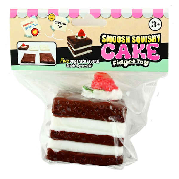 Smoosh Squishy Cake Chocolate multifärg