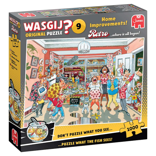 Wasgij Retro Original 9 Home Improvements! Pussel 1000 bitar multifärg