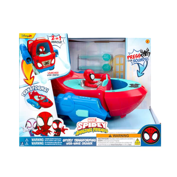 Spidey Transforming Web-Wave Cruiser