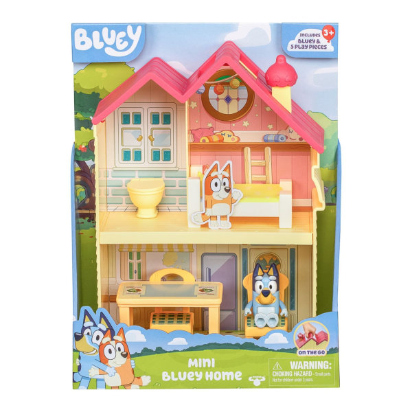 Bluey Mini Home Hus Lekset multifärg