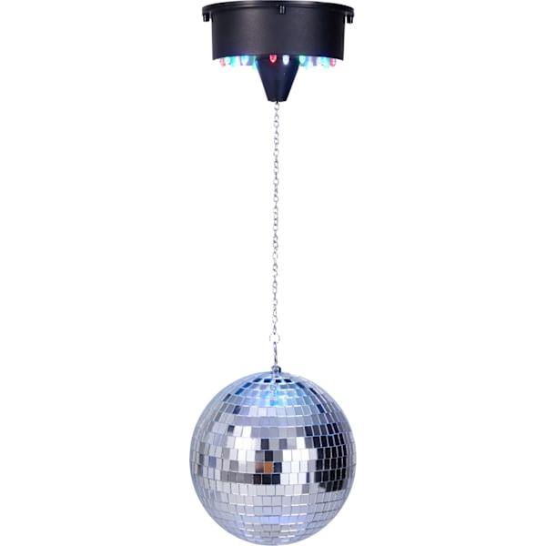 Discokula LED Silver 15cm multifärg