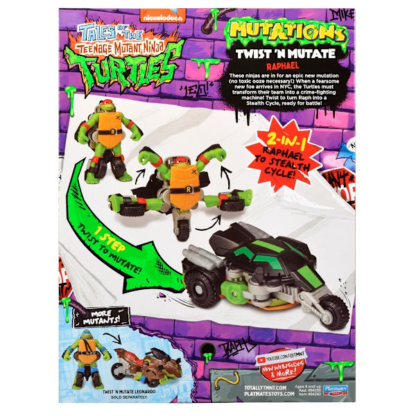 Turtles Mutations Twist n Mutate Raphael multifärg
