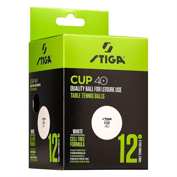 STIGA Pingisbollar 12-Pack Vita multifärg