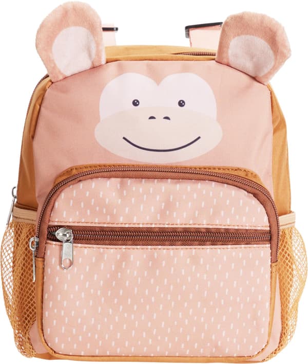 Ryggsäck Djur 25cm Apa multifärg