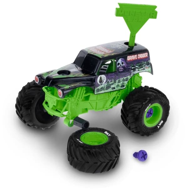 Monster Jam Mechanix 2-pack Megalodon/Grave Digger 1:32 multifärg