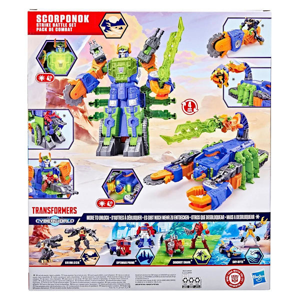 Transformers Cyberworld Scorponok Strike Battle Set multifärg