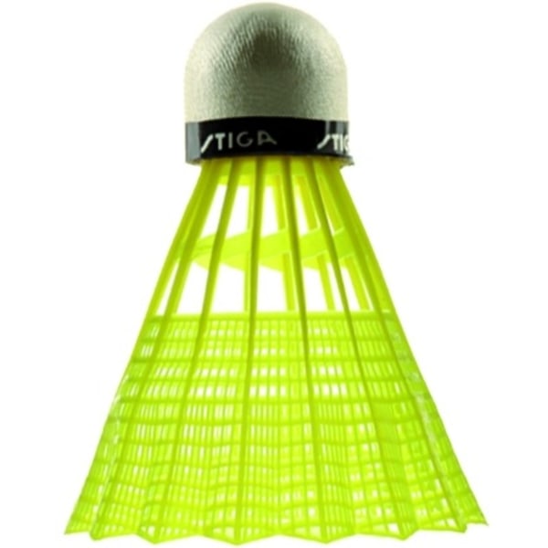 Stiga Badmintonbollar 3-pack Gul/Rosa/Blå