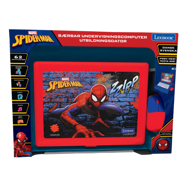 Spiderman Lexibook Utbildningsdator med 62 aktiviteter SE/DK multifärg