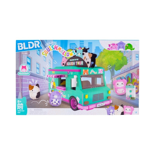 BLDR Squishmallows Byggset Squish Tour Van multifärg