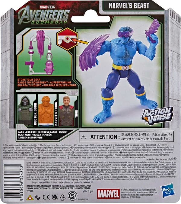 Avengers Doomsday ActionVerse Figur Marvels Beast multifärg