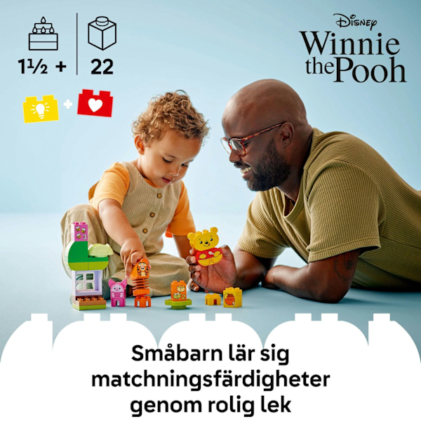 LEGO® DUPLO® Disney Nalle Puhs födelsedagskalas 10457 multifärg