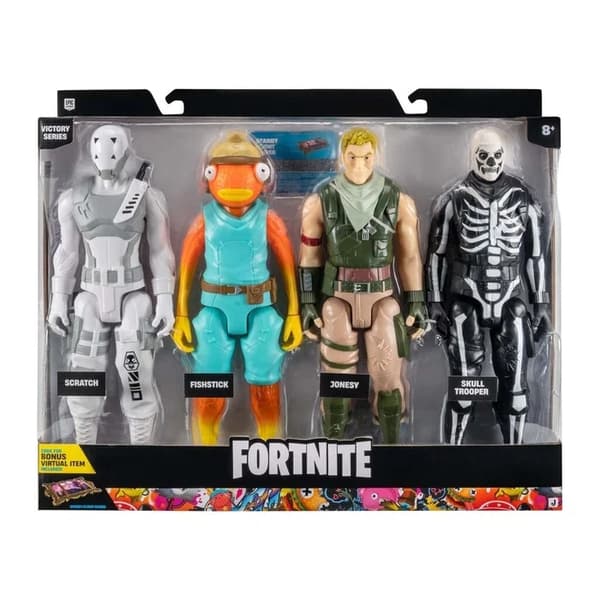 Fortnite Victory Squad Figurer 30cm 4-pack multifärg