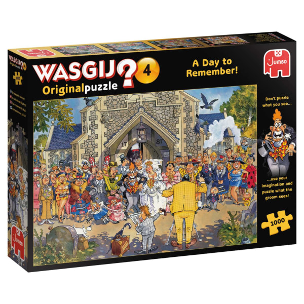 Wasgij Original 4 A Day To Remember! Pussel 1000 bitar multifärg
