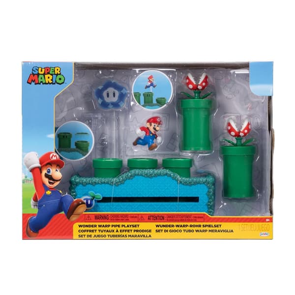 Super Mario Wonder Warp Pipe Lekset multifärg