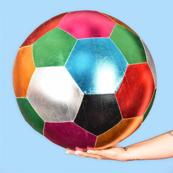 Stor mjuk Boll Metallic 45-50cm multifärg