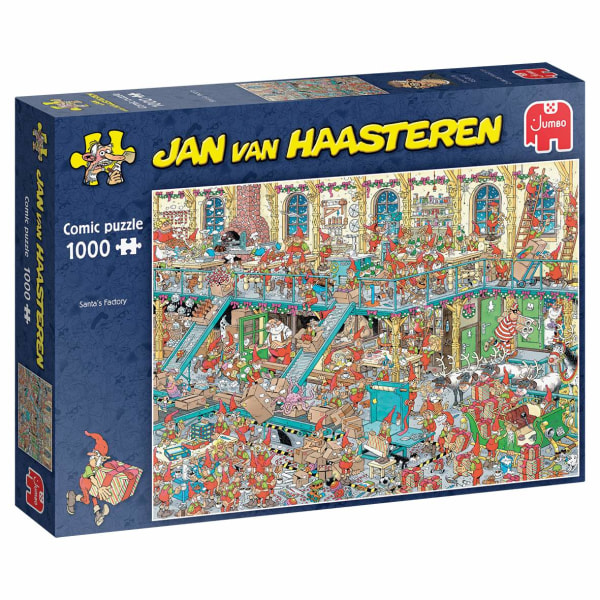 Jan Van Haasteren Santas Factory Pussel 1000 bitar 81974 multifärg