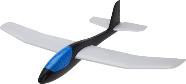 Glidflygplan Jumbo 84cm Svart/Vit