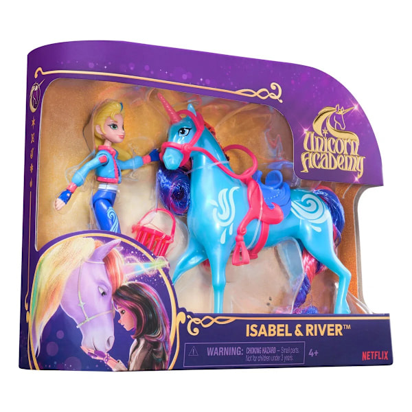 Unicorn Academy Docka och Enhörning Isabel & River multifärg