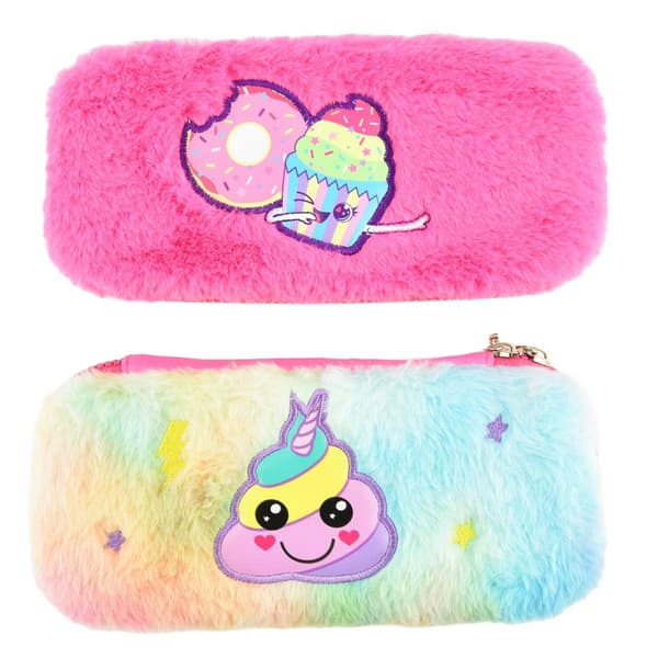Pennfodral Fluffigt Pink Donut MultiColor Pink Donut