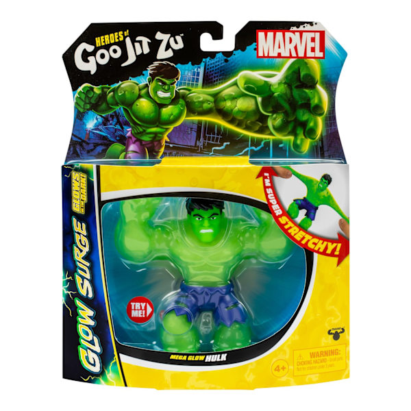 Goo Jit Zu Marvel Glow Surge Hulk multifärg