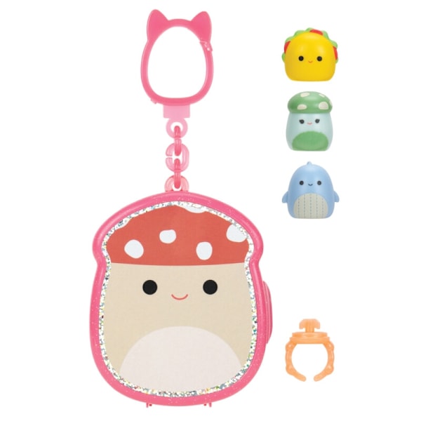 Squishmallows Squish-a-longs Clip-a-longs s1 multifärg