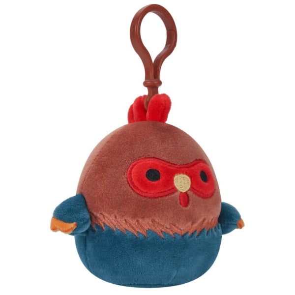 Squishmallows 9cm Clip On Reed Rooster multifärg