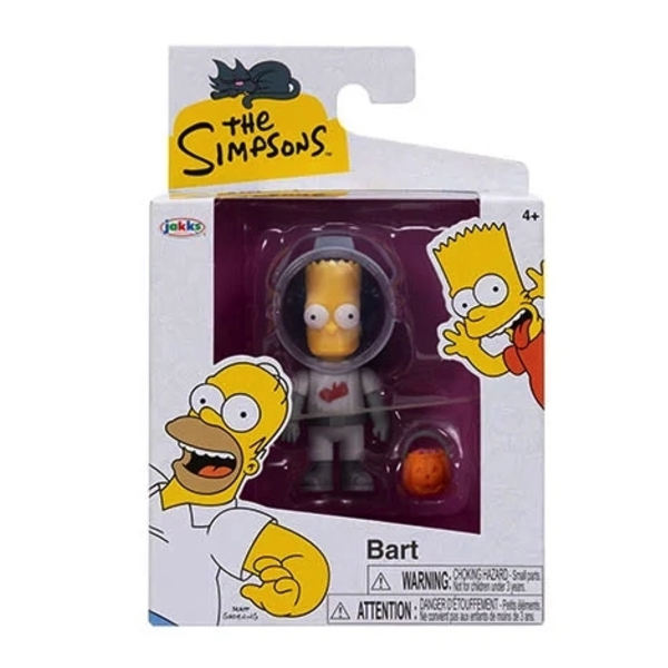 The Simpsons Figur 6cm Bart (Space Suit) multifärg