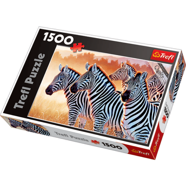 Zebra, 1500 bitar Trefl 26129 multifärg