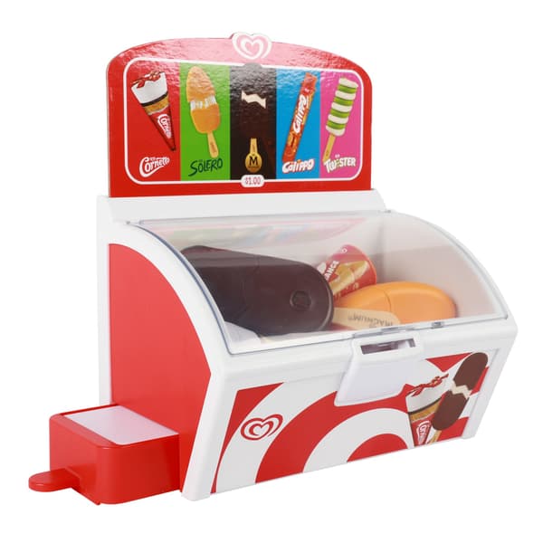 Icecream Freezer Lekset med glassar multifärg