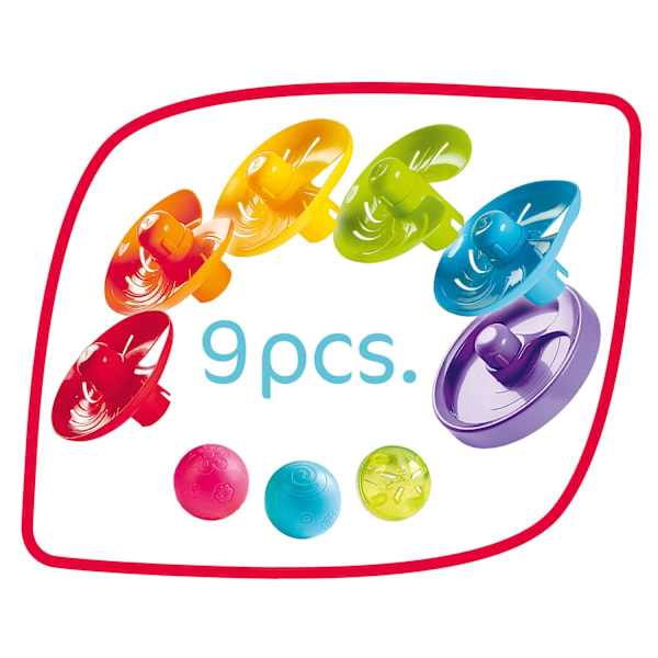 ABC Bollbana Regnbåge multifärg
