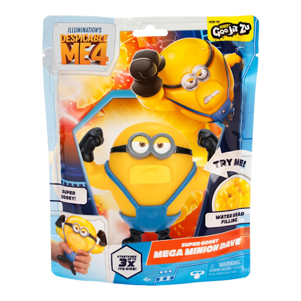 Dumma mej 4 Go Jit Zu Mega Minion Dave Dave multifärg