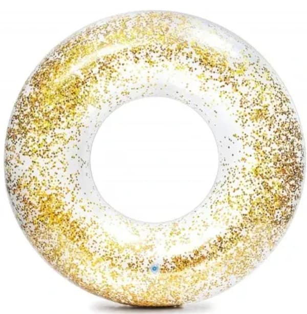 INTEX Glitter Badring Guld Guld