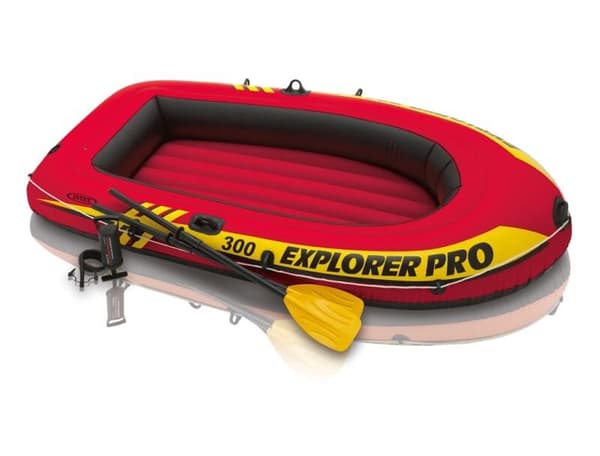 INTEX Explorer Pro 300 Uppblåsbar Gummibåt 3-p