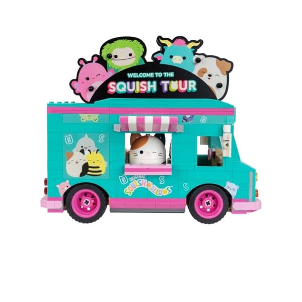 BLDR Squishmallows Byggset Squish Tour Van multifärg