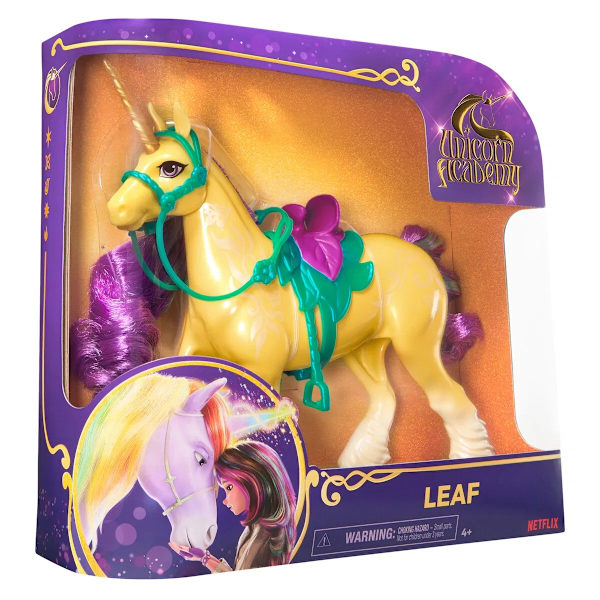 Unicorn Academy Enhörning 28cm Leaf multifärg