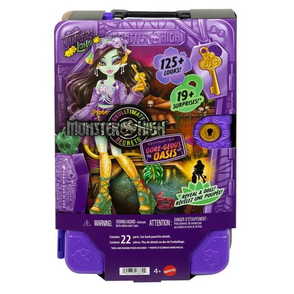Monster High Skulltimate Secrets Oasis Jinafire Lon multifärg