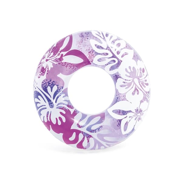 INTEX Badring Clear 91cm Lila multifärg