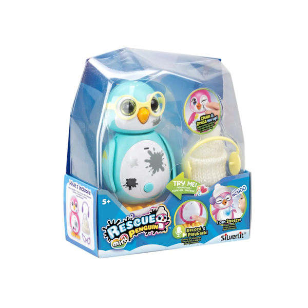Silverlit Rescue Mini Penguin Blue multifärg
