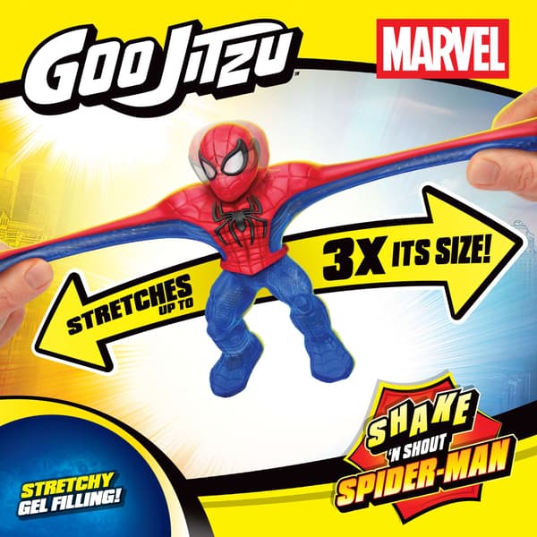 Goo Jit Zu Marvel Shake n Shout Spiderman multifärg
