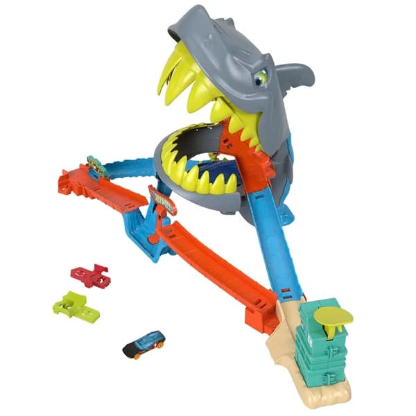 Hot Wheels City Shark Chomp Beach multifärg