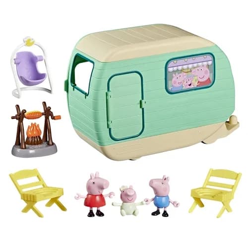 Greta Gris Husvagn Three Little Piggies multifärg