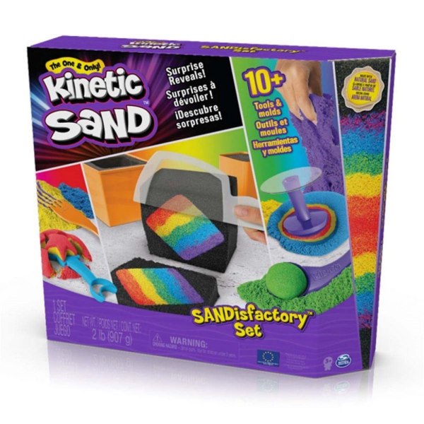 Kinetic Sand SANDisfactory Set multifärg