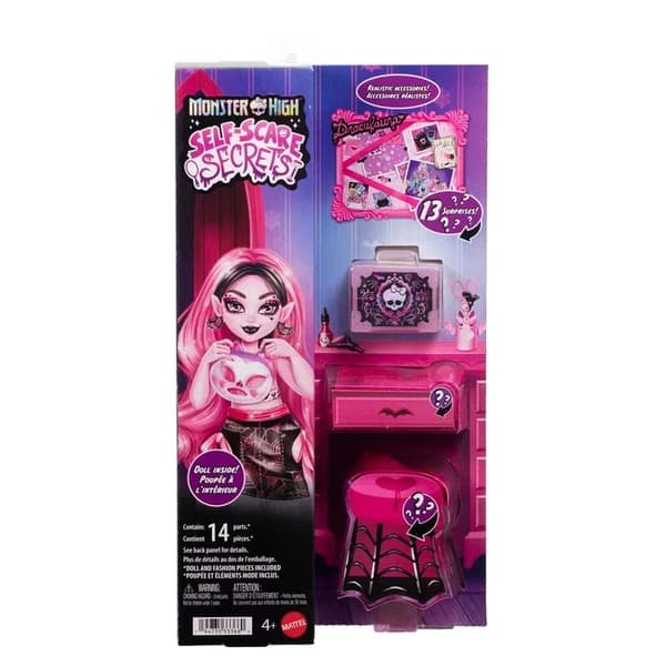 Monster High Self-Scare Secrets Draculaura multifärg