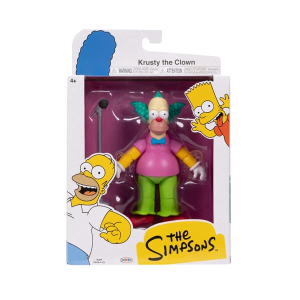 The Simpsons Figur 13cm Krusty the Clown multifärg