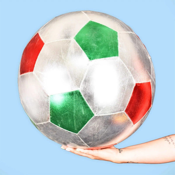 Stor mjuk Boll Metallic 45-50cm multifärg