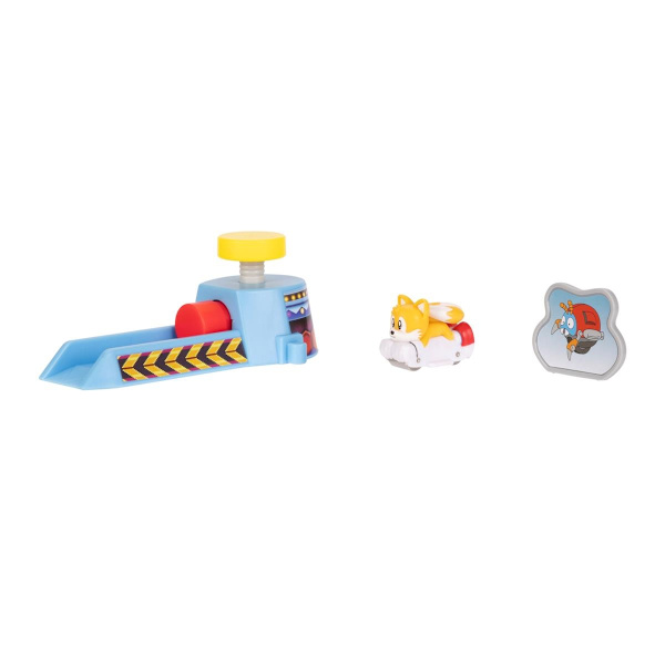 Sonic Go-Go Racers Mini Launcher Tails multifärg