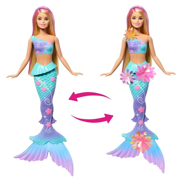 Barbie Flower Magic Sjöjungfru Docka multifärg