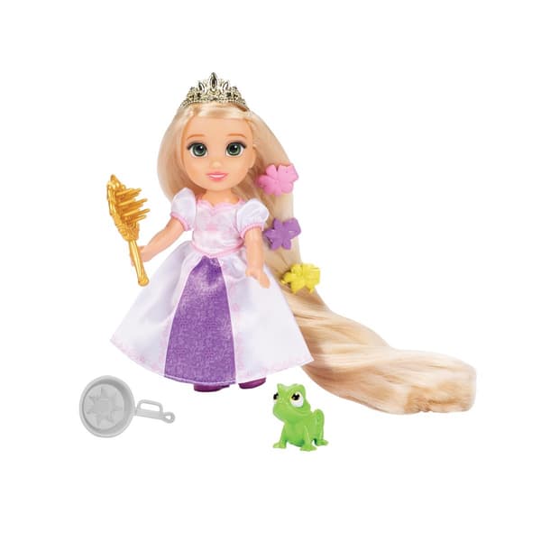 Disney Princess Rapunzel Docka med tillbehör 15cm multifärg