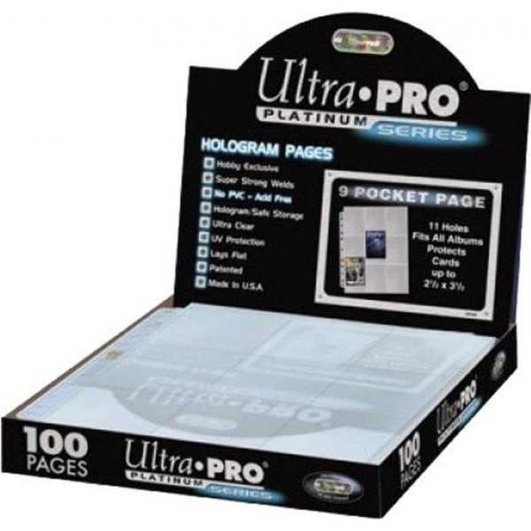 Plastficka 9-P Ultra Pro 100-pack Transparent